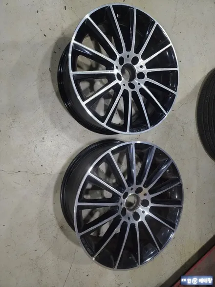 벤츠C45amg 굴절수리, 중고타이어교환 [휠복원][중고타이어많은곳] / 인천 서구 금곡동