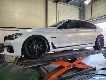 BMW760LD 유광블랙복원 [휠손상][도장불량] / 인천 서구 금곡동