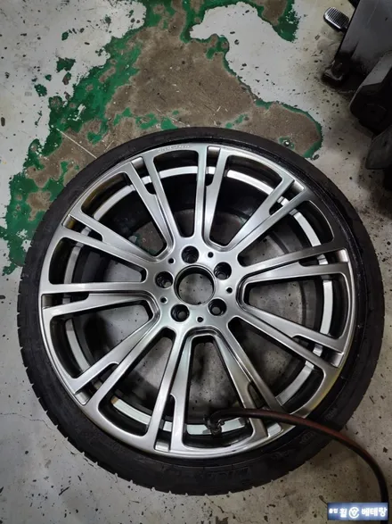 벤츠 CLS63amg 고스트크롬 복원 [휠복원][휠수리] / 인천 서구 금곡동