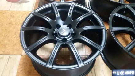 벤츠SLK 55amg 반무광블랙복원 [인천휠수리][김포휠수리] / 인천 서구 금곡동