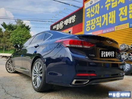 제네시스G80 순정복원 및 중고타이어교환 [림라인손상][타이어사이드월손상] / 인천 서구 금곡동