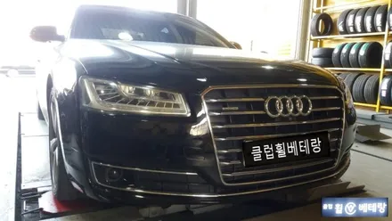 아우디A8 고스트크롬복원                                         굳이어 이글F1 타이어교환 / 인천 서구 금곡동