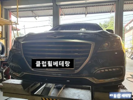 제네시스G80 순정복원 및 중고타이어교환 [림라인손상][타이어사이드월손상] / 인천 서구 금곡동