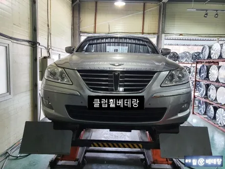 제네시스BH380 하이퍼블랙순정복원 & 브리지스톤 에코피아EP300 타이어교환[도막손상][완벽한기술력] / 인천 서구 금곡동