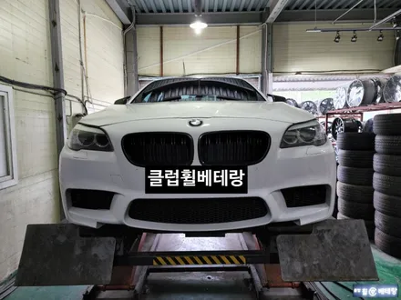BMW550d 크렉수리 & 중고타이어교환[휠타이어][휠수리복원] / 인천 서구 금곡동