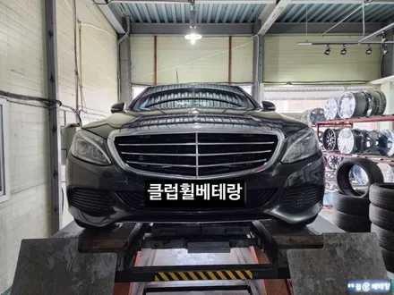 벤츠C200 고스트크롬복원 & 한국 벤투스프리미엄컴포트 타이어교환 [휠타이어전문][휠복원] / 인천 서구 금곡동