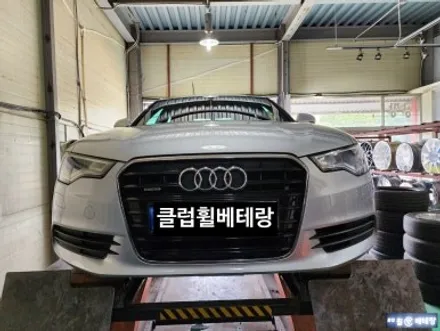 아우디A6 순정복원 & 한국 벤투스 컴포트 타이어교환 [휠타이어][휠복원] / 인천 서구 금곡동