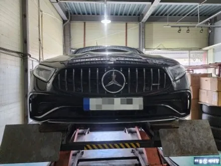 벤츠 CLS53amg 크렉 수리 [휠수리복원][휠깨짐] / 인천 서구 금곡동