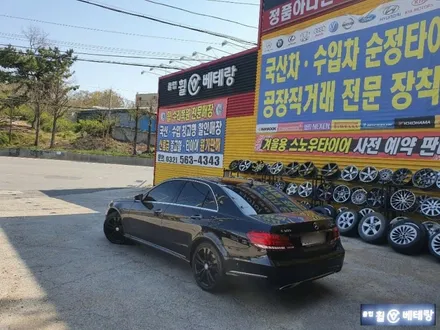 벤츠E300 유광블랙복원[선택복원][휠복원전문점] / 인천 서구 금곡동