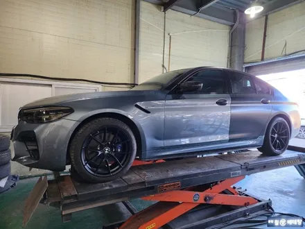 BMW530i 무광블랙 복원 [휠손상복원][휠복원잘하는곳] / 인천 서구 금곡동