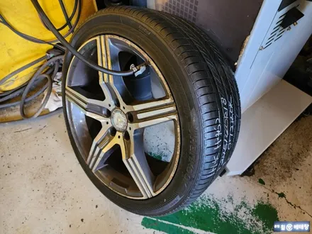 벤츠 E250d 크렉수리 & 중고 타이어 교환 [휠타이어][휠복원] / 인천 서구 금곡동