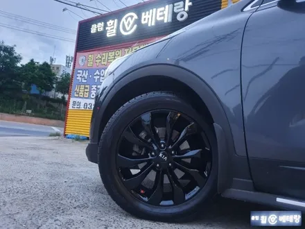올뉴쏘렌토 유광블랙복원 & 중고타이어교환 [휠타이어전문][휠손상] / 인천 서구 금곡동
