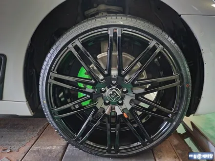 BMW760Ld 굴절수리,유광블랙복원,트라이앵글TH201 타이어교환 [휠타이어전문] / 인천 서구 금곡동