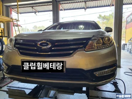 뉴SM5 굴절수리 및 한국 키너지컴포트 타이어교환[바람빠짐][휠수리] / 인천 서구 금곡동