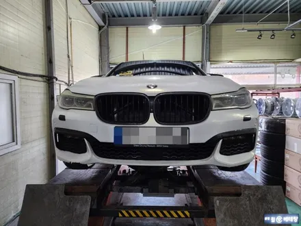 BMW 760Li 유광 블랙 복원 & 중고 타이어 교환 [휠복원전문][휠타이어] / 인천 서구 금곡동