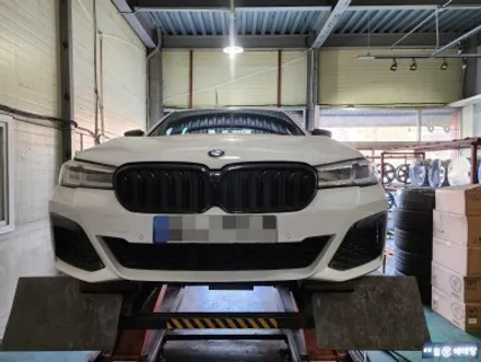 BMW 530i 컷팅 복원 & 순정휠교환 [휠전문][휠수리복원] / 인천 서구 금곡동