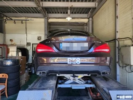 벤츠 CLA45 AMG 하이퍼 실버 복원 [휠손상복원][휠수리복원의정석] / 인천 서구 금곡동