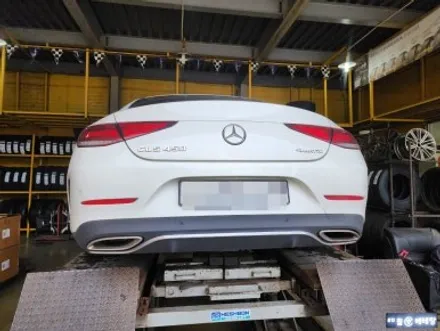 벤츠 CLS 450 크렉 수리 & 한국 벤투스 슈퍼 스포츠 올시즌 타이어 교환 [휠타이어전문][크렉수리전문점] / 인천 서구 금곡동