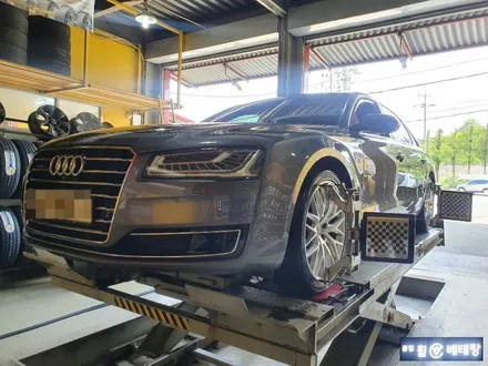 아우디A8L 6.0TDI 순정복원 및 금호 마제스티9 타이어교환[휠수리복원][고객님추천] / 인천 서구 금곡동