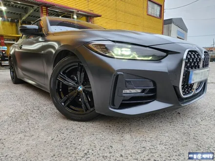 BMW 420i 쿠페 유광블랙 복원 & 중고타이어 교환 [휠손상복원][유광블랙맛집] / 인천 서구 금곡동