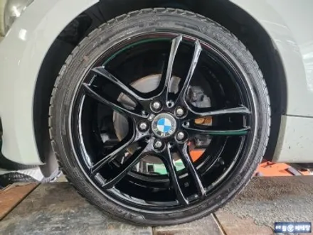 BMW 120d 유광블랙 복원 [휠도장][휠복원잘하는곳] / 인천 서구 금곡동