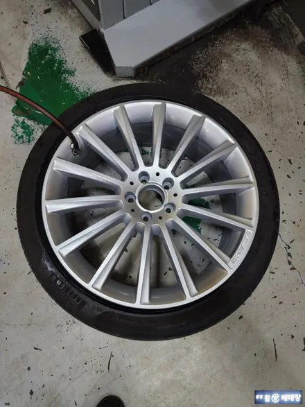 벤츠 S350d 실버 복원  [휠수리복원][김포휠복원] / 인천 서구 금곡동