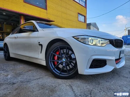 BMW428i 무광검메탈복원 & 중고 스노우타이어교환 [휠크렉][휠복원][겨울용타이어] / 인천 서구 금곡동