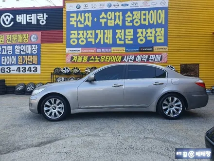 제네시스BH380 하이퍼블랙순정복원 & 브리지스톤 에코피아EP300 타이어교환[도막손상][완벽한기술력] / 인천 서구 금곡동
