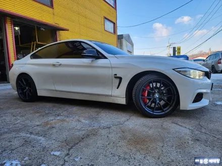 BMW428i 무광검메탈복원 & 중고 스노우타이어교환 [휠크렉][휠복원][겨울용타이어] / 인천 서구 금곡동