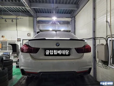 BMW428i 무광검메탈복원 & 중고 스노우타이어교환 [휠크렉][휠복원][겨울용타이어] / 인천 서구 금곡동