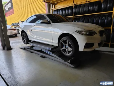 BMW 220d 유광블랙 복원 & 중고 타이어 교환 [휠수리복원][휠손상복원] / 인천 서구 금곡동