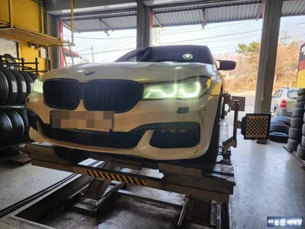 BMW 760Li 유광 블랙 복원 & 중고 타이어 교환 [휠복원전문][휠타이어] / 인천 서구 금곡동