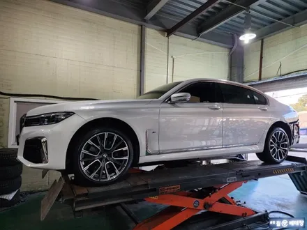 BMW 740LI 컷팅 복원 & 피렐리 PZRAS 타이어 교환 [휠수리복원][굴절][크렉] / 인천 서구 금곡동