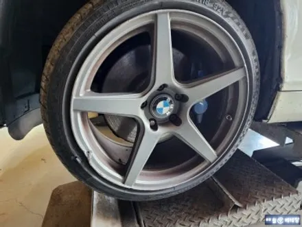 BMW 220d 유광블랙 복원 & 중고 타이어 교환 [휠수리복원][휠손상복원] / 인천 서구 금곡동