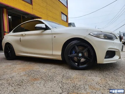 BMW 220d 유광블랙 복원 & 중고 타이어 교환 [휠수리복원][휠손상복원] / 인천 서구 금곡동