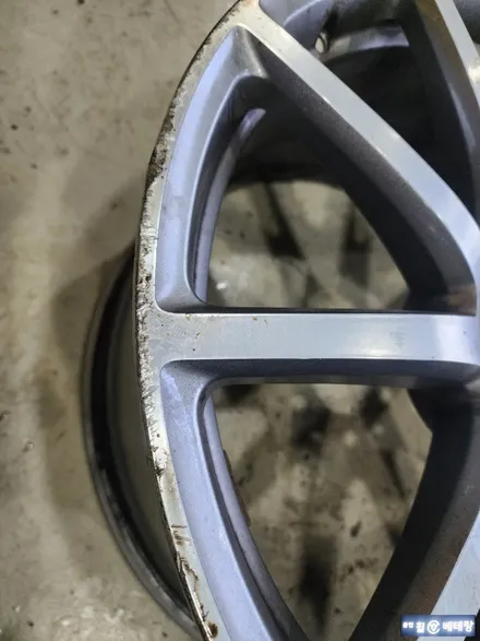 벤츠S63amg 무광블랙복원 [휠손상복원][가까운휠복원] / 인천 서구 금곡동