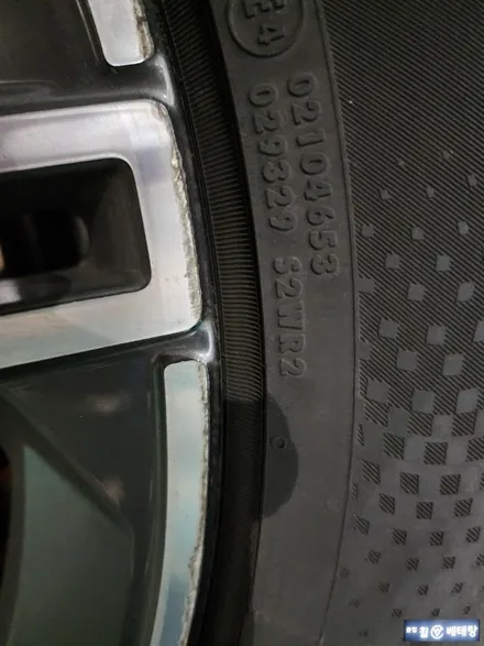 벤츠GLS400d 컷팅복원 [휠손상][휠복원싼곳] / 인천 서구 금곡동