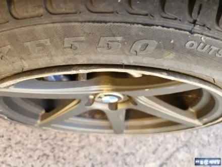 BMW 220d 유광블랙 복원 & 중고 타이어 교환 [휠수리복원][휠손상복원] / 인천 서구 금곡동