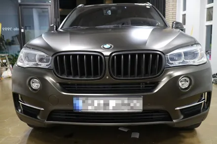 BMW X5 골드 더스트 블랙 전체랩핑 / 대전 도안동