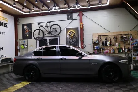 대전랩핑 BMW 520D (f10) 사틴다크그레이 / 대전 도안동