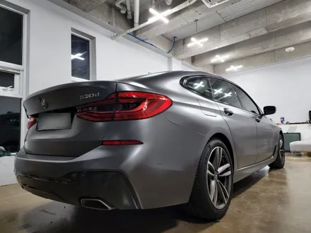 BMW 6GT 사틴다크그레이 전체랩핑 대전랩핑 6gt랩핑 / 대전 도안동