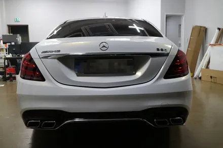 벤츠 S63 (65) amg 화이트골드 전체랩핑 / 대전 도안동