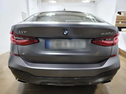 BMW 6GT 사틴다크그레이 전체랩핑 대전랩핑 6gt랩핑 / 대전 도안동