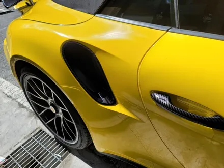 포르쉐 911터보s 옐로우 유광 대전전체랩핑 porsche 911 turbo s / 대전 도안동