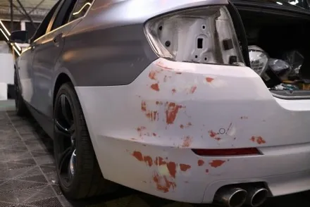 대전랩핑 BMW 520D (f10) 사틴다크그레이 / 대전 도안동