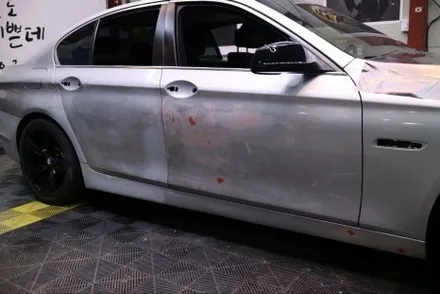 대전랩핑 BMW 520D (f10) 사틴다크그레이 / 대전 도안동
