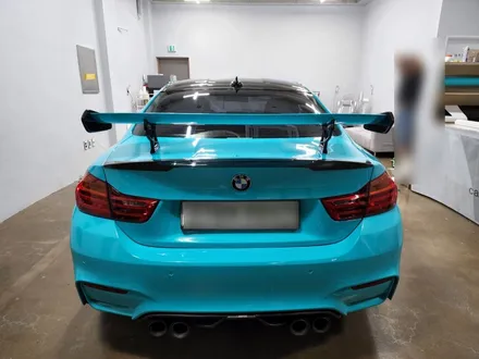 BMW M4 전체랩핑 터코이즈블루 turquoise Blue 대전 랩핑 / 대전 도안동