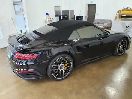 포르쉐 911터보s 옐로우 유광 대전전체랩핑 porsche 911 turbo s / 대전 도안동
