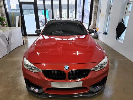 BMW M4 전체랩핑 터코이즈블루 turquoise Blue 대전 랩핑 / 대전 도안동