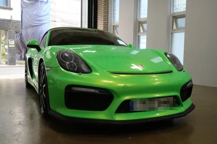 포르쉐 박스터 전체랩핑 에이버리 다크옐로우 PORSCHE BOXSTER / 대전 도안동